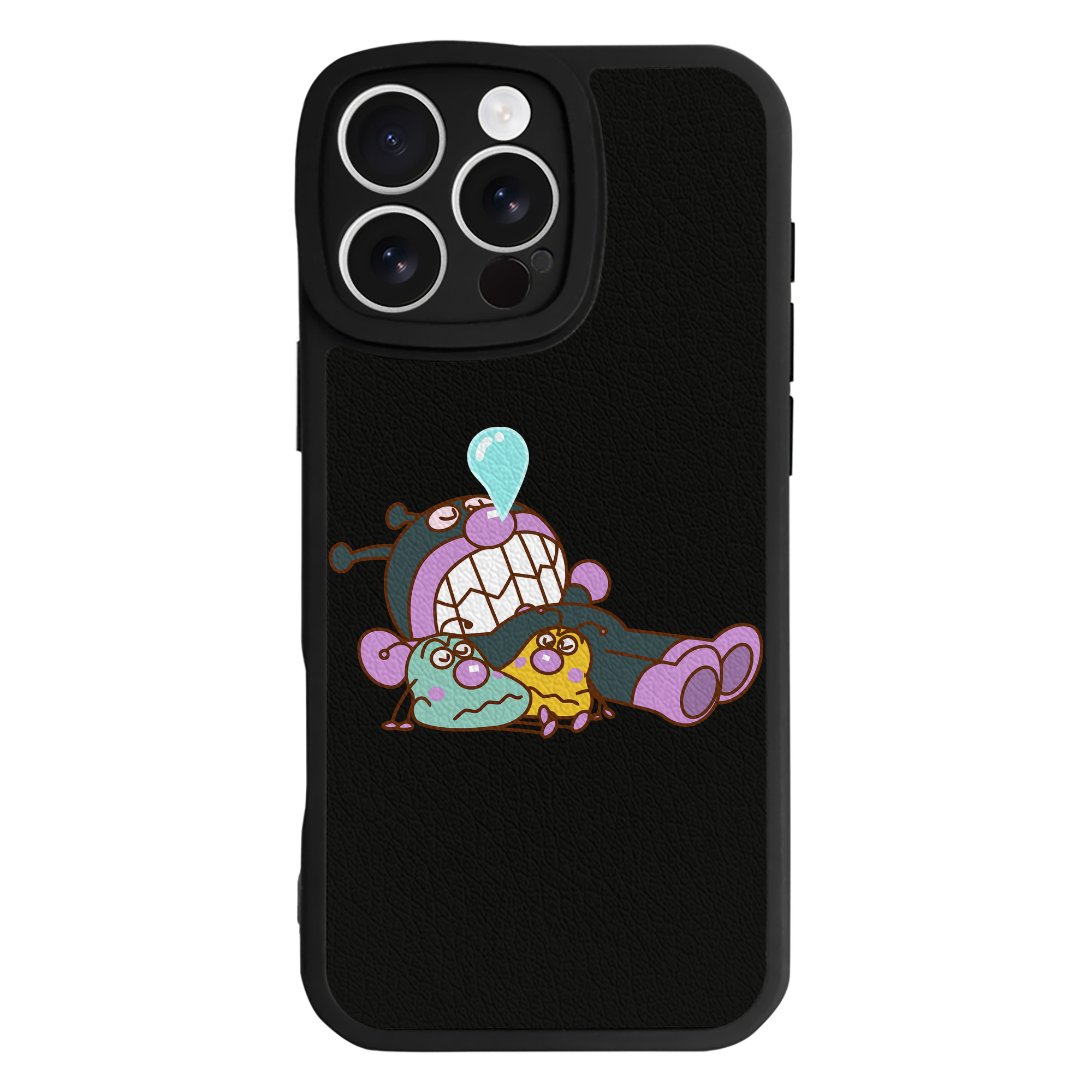（画像用） アンパンマン Anpanman 【iPhone 16シリーズ対応】シリコンスマホケース（レザー調） 材質：シリコン